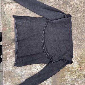 FP Movement by Free People Charcoal Long Sleeve Top